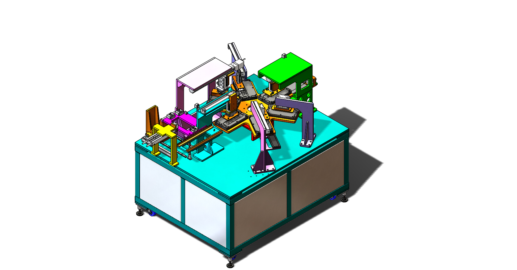 Dome Sheet Machines自动圆盖机3D图纸 x_t格式